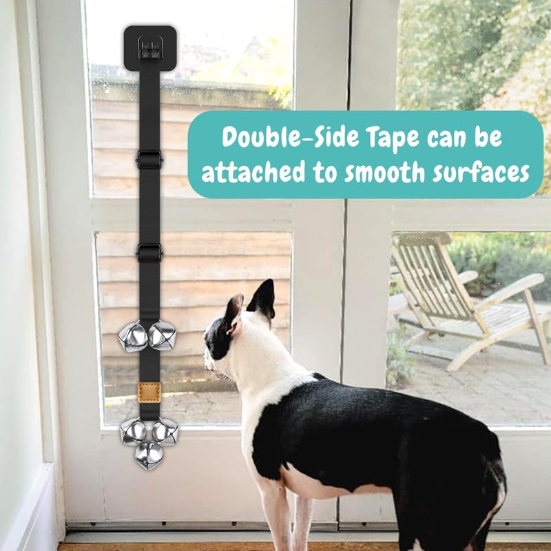 Blue Tree 2 Pack Dog Bells to Go Outside Dog Door Bell Premium Quality Buckle Adjustable Dog Bell Dog Attached to doorknob or Anywhere Near The Door, Length and Height Adjustable - Image 3