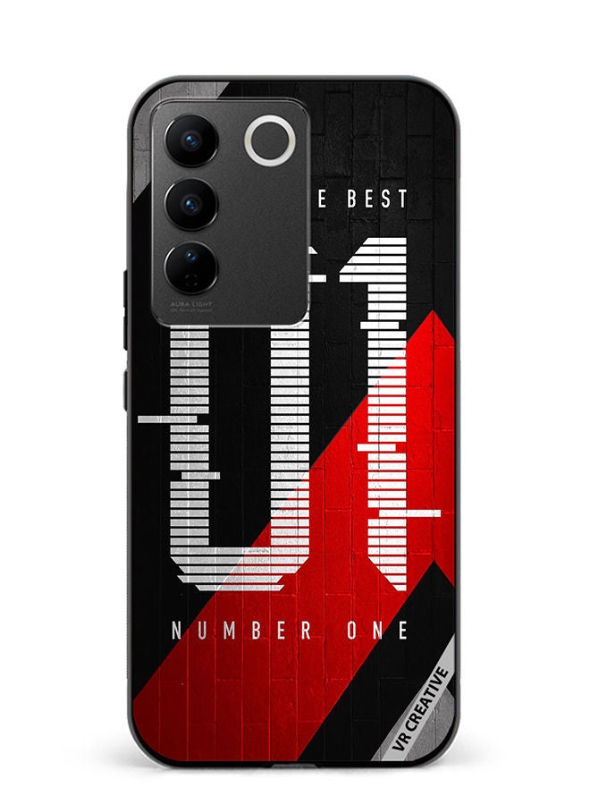 VR CREATIVE Protective Case Cover For Vivo V27 Pro Number One Design Multicolour - Image 1