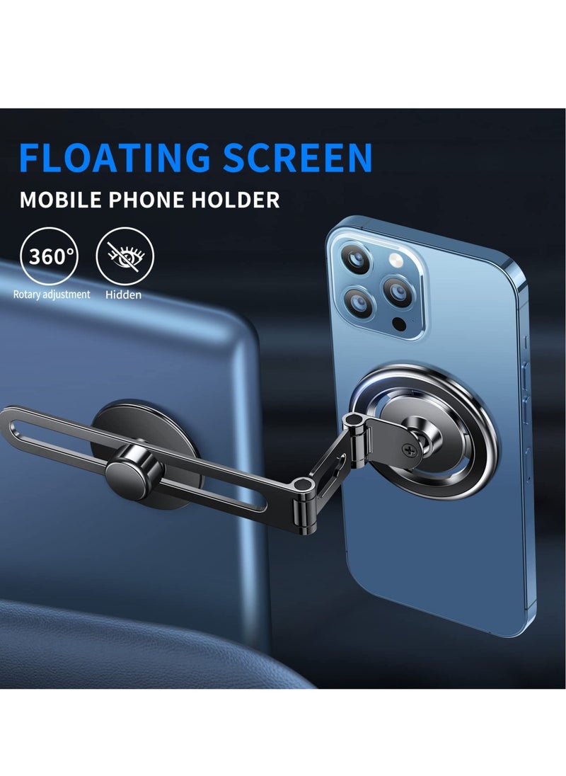 Generic - Magnetic Phone Mount for Tesla - Universal Compatibility for All Smartphones, Foldable & Adjustable Design, Powerful Magnetic Grip for Secure Hold - Image 1