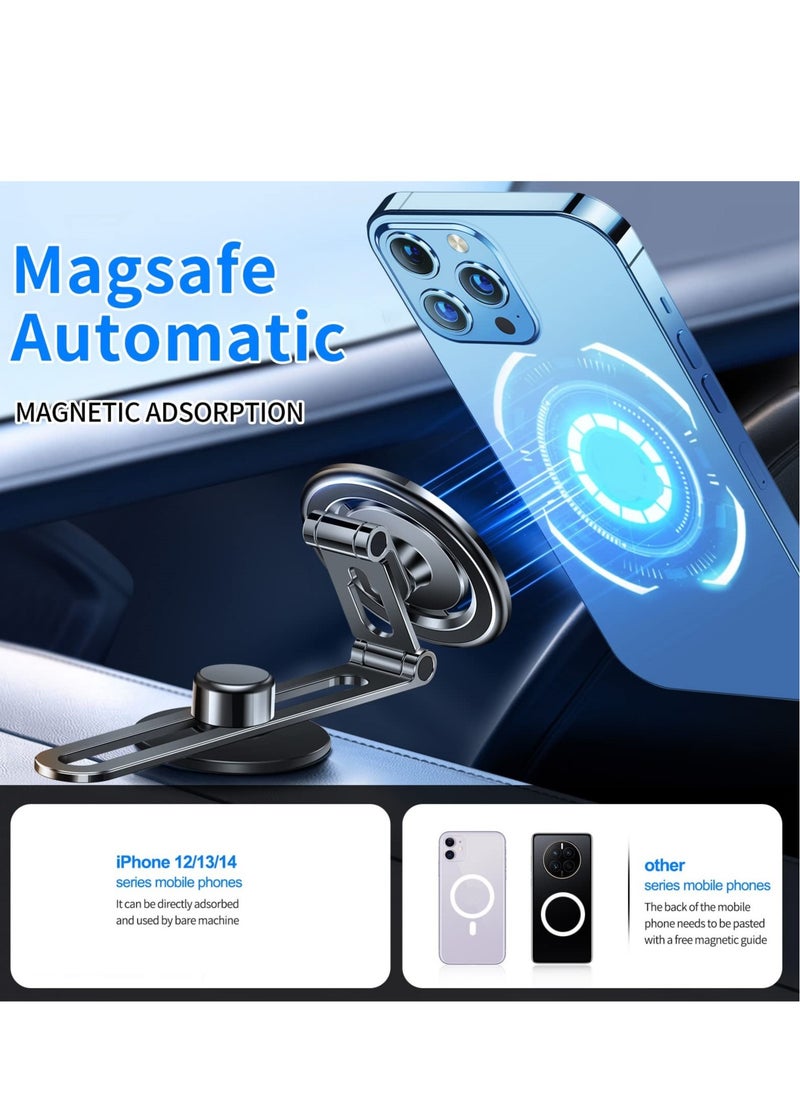 Generic - Magnetic Phone Mount for Tesla - Universal Compatibility for All Smartphones, Foldable & Adjustable Design, Powerful Magnetic Grip for Secure Hold - Image 1