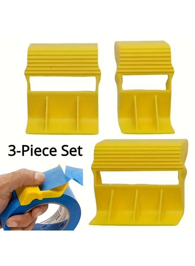 Three Piece Set Tape Dispenser Tape Separator Cutter Spray Paint Accessory One Set Three Sizes - Image 1