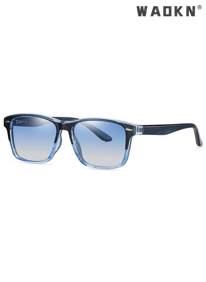 WAOKN Polarized Sunglasses for Men Women, Classic Square Sports Sun Glasses Driving, Fashion Shades for Womens Outdoor 100% UV400 Protection，Driving, Fishing, Traveling,Outdoor Travel Driving Daily Use Etc  - Image 2