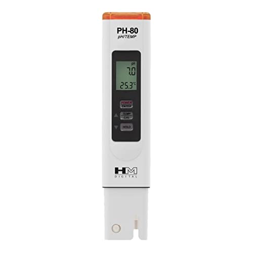HM Digital pH80 Digital pH/Temp Meter With One Year Warranty HM pH-80 Meter - Image 1