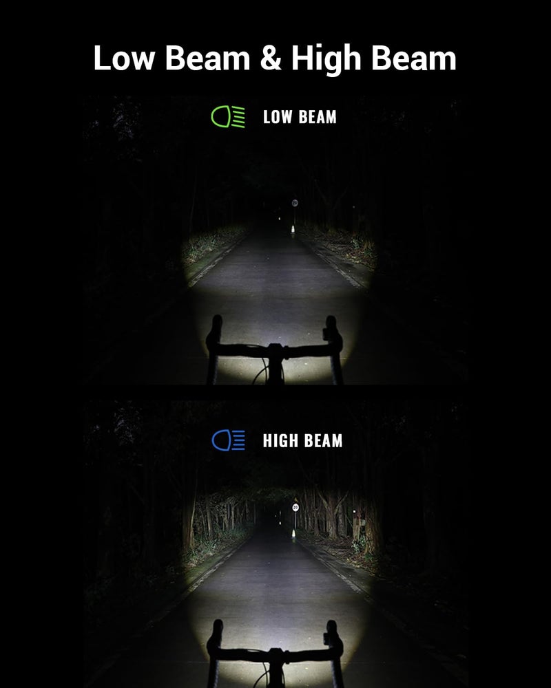 Magicshine أضواء دراجة ماجيكشاين EVO 1300 مثبتة رأسًا على عقب 1300 لومن مصابيح أمامية للدراجات مع تحكم عن بُعد، نوع-C ومضادة للماء لمصباح أمامي للدراجة لركوب الليل - Image 3