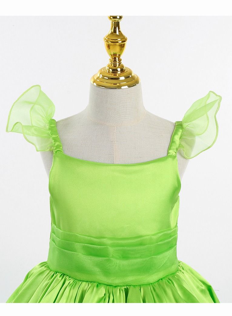 Three Piece Set Princess Skirt Fairy Costume for Girls Fancy Birthday Party Outfit Fairy Dress with Wings  - Image 2