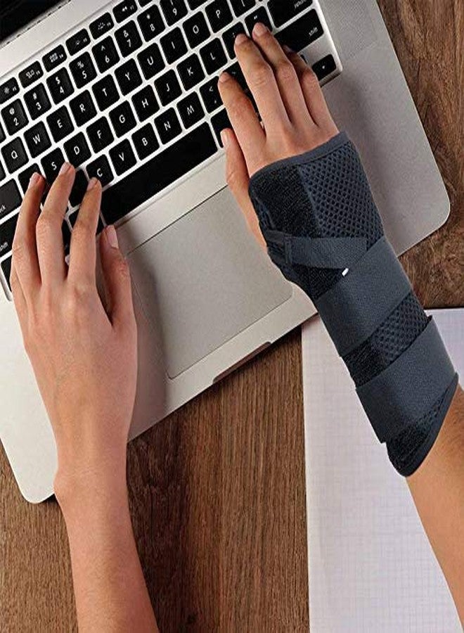 Zepham Wrist Support For Pain Relief Carpal Tunnel Splint Right-Hand Thumb Support For Men And Women Tunnel Syndrome Wrist Thumb Brace (Right Hand) Black_Medium. - Image 5