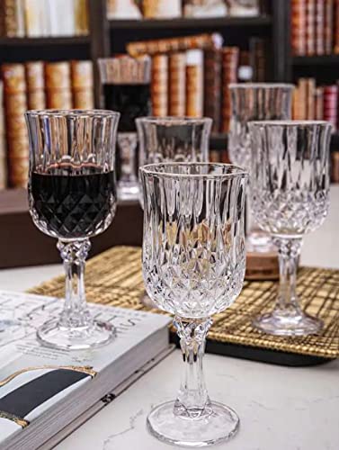 ROSEFINCH Wine GlassesWhiskey GlassesBeverage Glasses Set of 6 Great for Drinking Wine Whiskey or Juice Versatile Glass CupsGlassware SetsGlass Tumbler 230ML - Image 5
