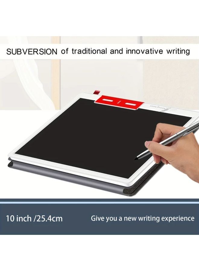 10 Inch Electronic Handwriting Board One Click Erase Foldable Case Portable Lightweight PG105T W01 Brown - Image 5