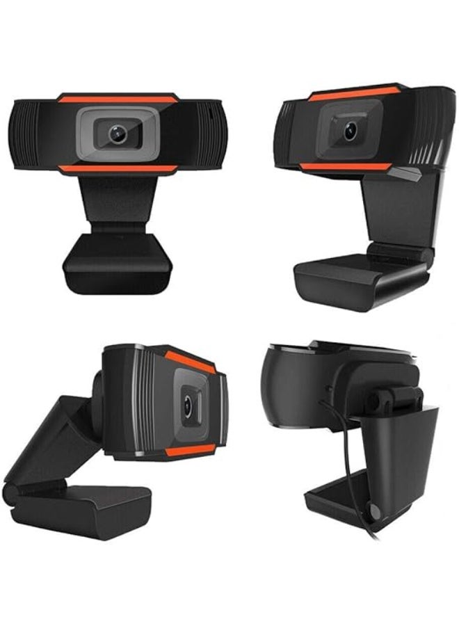 كاميرا ويب 1080P HD مع ضبط تلقائي للصورة – USB مع ميكروفون ستيريو، سهلة التركيب للاستخدام في التعليم أونلاين والمكالمات والفيديو - Image 4