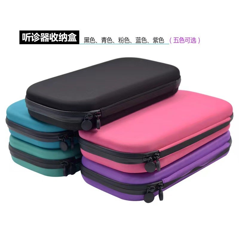 Digital Eva Stethoscope Cosmetics Bag Portable Medical Household Pregnant Women Fetal Heart Rate Instrument Protection Box Eva Hard Shell Bag - Image 3