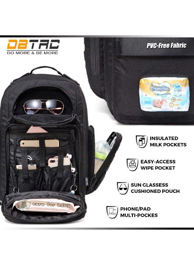 DBTAC DO MORE & BE MORE Diaper Bag Backpack for Dad - Image 5