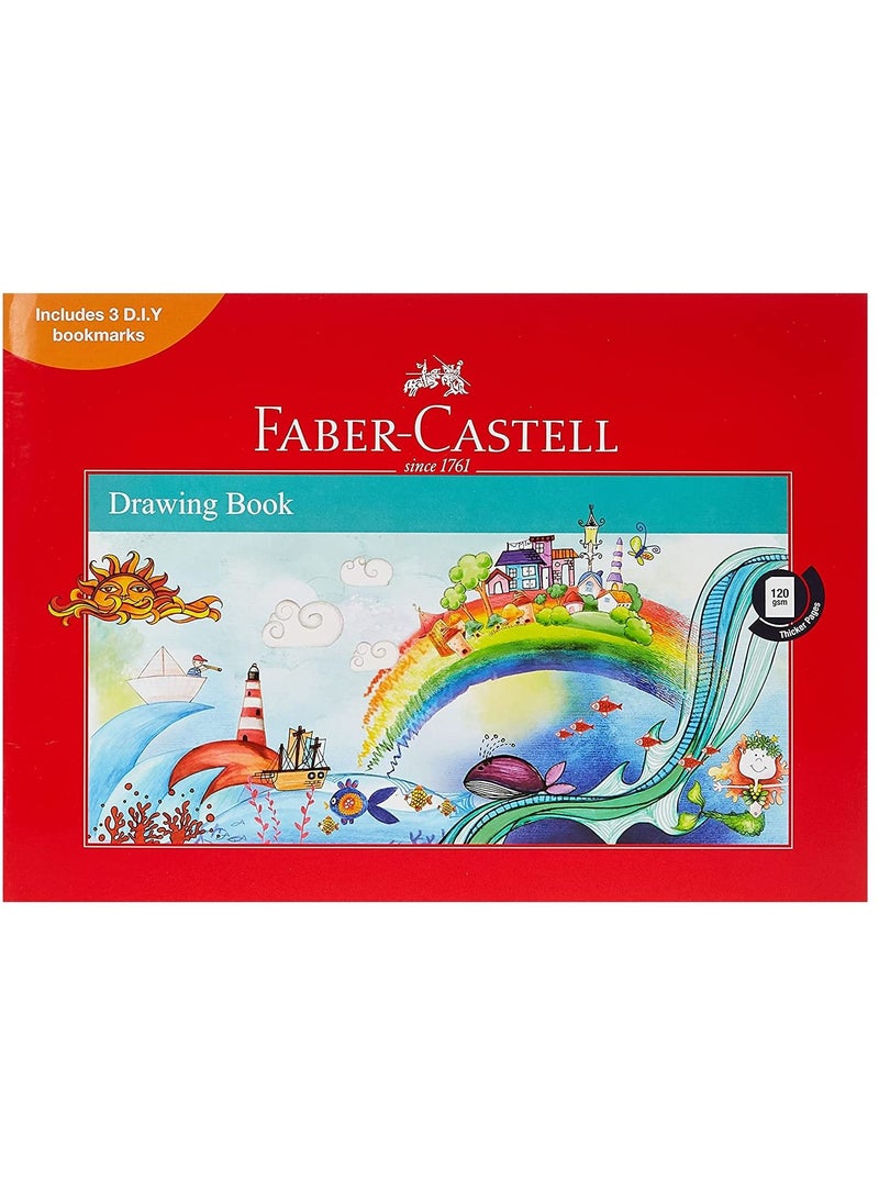 FABER-CASTELL - 36-Sheet Drawing Book White Sheets - Image 1