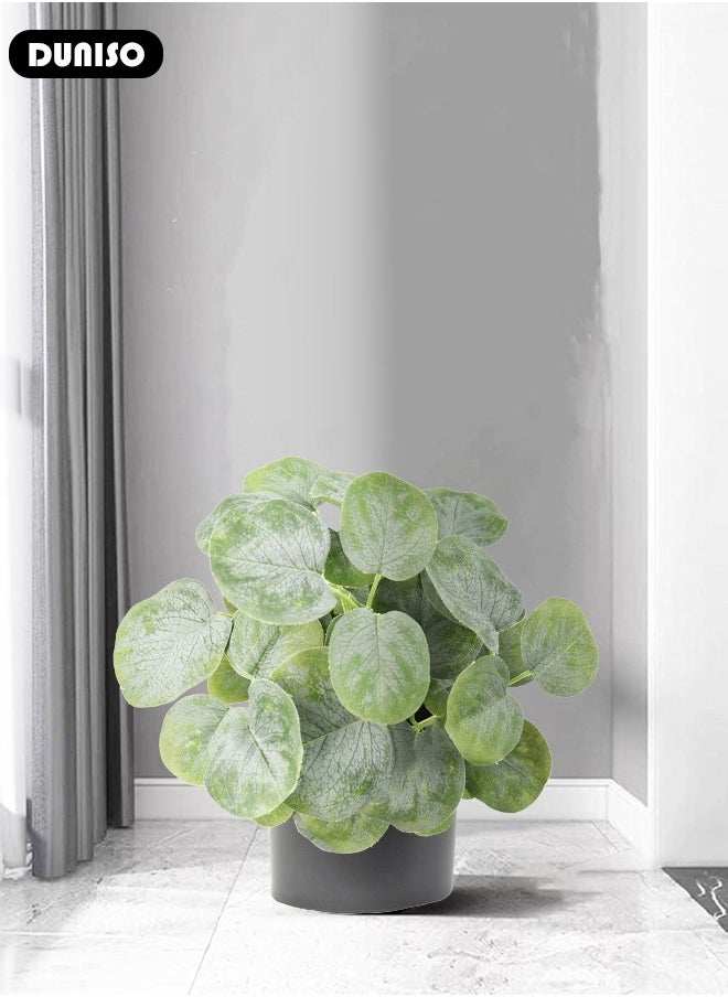 DUNISO Artificial Tree, Artificial Plant Potted with Lifelike Leaves,Perfect lifelike Plant for Home Decor and Office Decor Indoor and Outdoor,Garden and Modern Decor Housewarming gift,Without Flowerpot  - Image 4