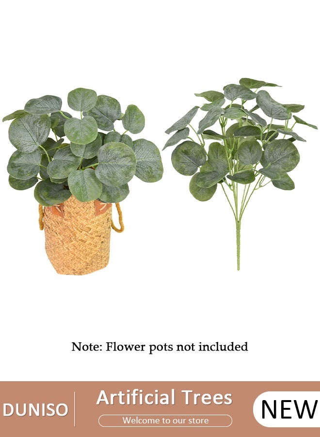 DUNISO Artificial Tree, Artificial Plant Potted with Lifelike Leaves,Perfect lifelike Plant for Home Decor and Office Decor Indoor and Outdoor,Garden and Modern Decor Housewarming gift,Without Flowerpot - Image 1