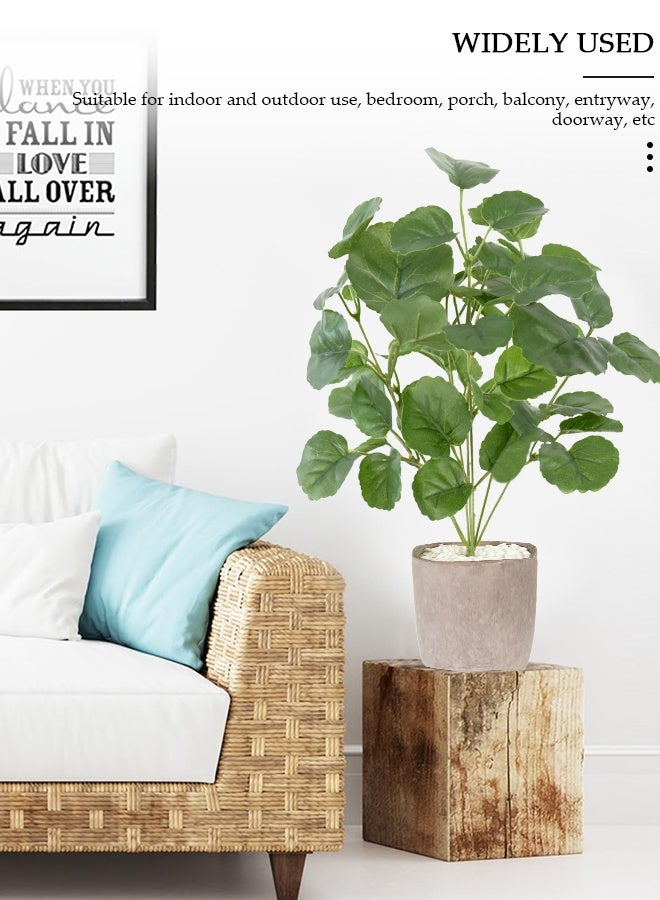 DUNISO Artificial Tree, Artificial Plant Potted with Lifelike Leaves,Perfect lifelike Plant for Home Decor and Office Decor Indoor and Outdoor,Garden and Modern Decor Housewarming gift,Without Flowerpot - Image 3