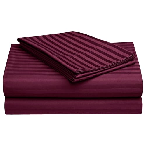 RRC Super Soft Brushed Microfiber Cotton Satin Stripes Single BedSheet with 1 Pillow Cover,60X90(Inches) Bedsheet with Pillow Cover - Image 2