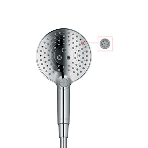 hansgrohe Raindance Select S Low Flow 5-inch Handheld Shower Head Modern 3 -Spray PowderRain, Rain, Whirl 26036001 - Image 2