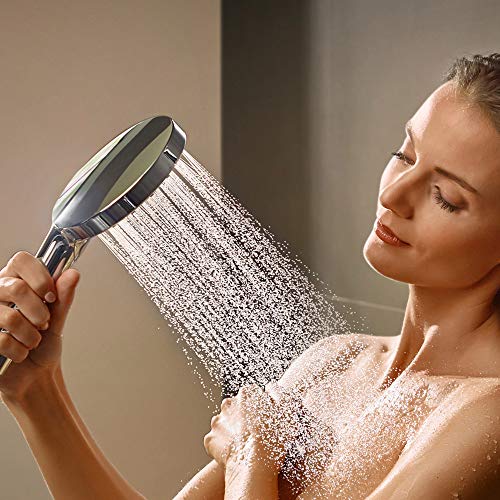 hansgrohe Raindance Select S Low Flow 5-inch Handheld Shower Head Modern 3 -Spray PowderRain, Rain, Whirl 26036001 - Image 4