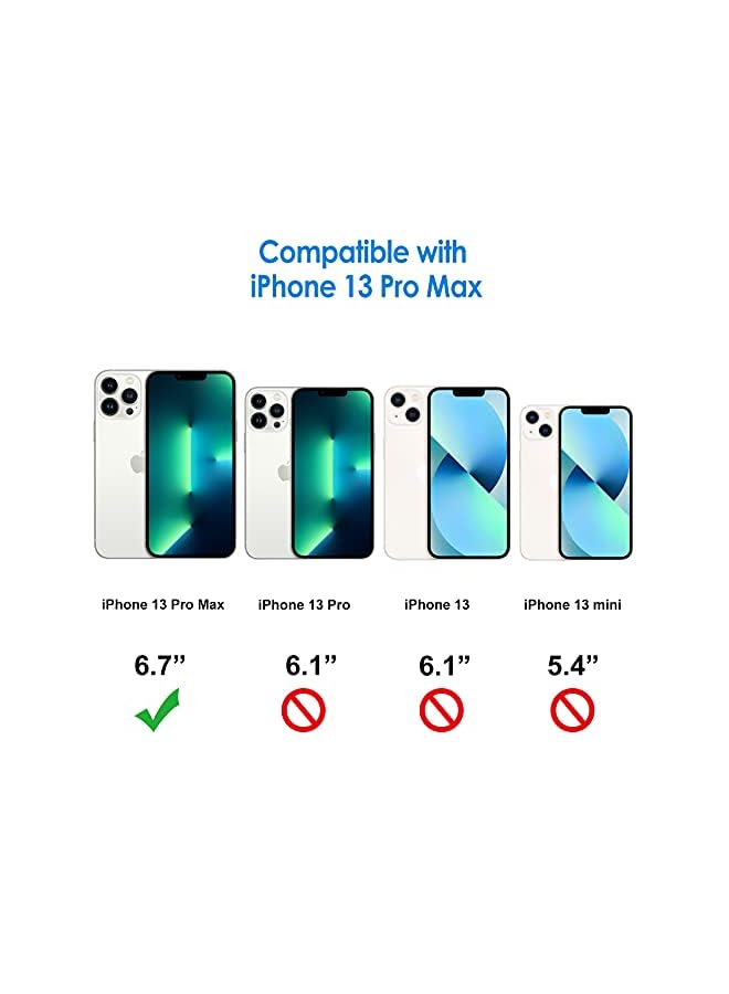 Jetech حافظة لجهاز آيفون 13 برو ماكس 6.7 بوصة، غلاف هاتف مضاد للصدمات غير مصفر، خلفية شفافة مضادة للخدش (شفاف) - Image 2