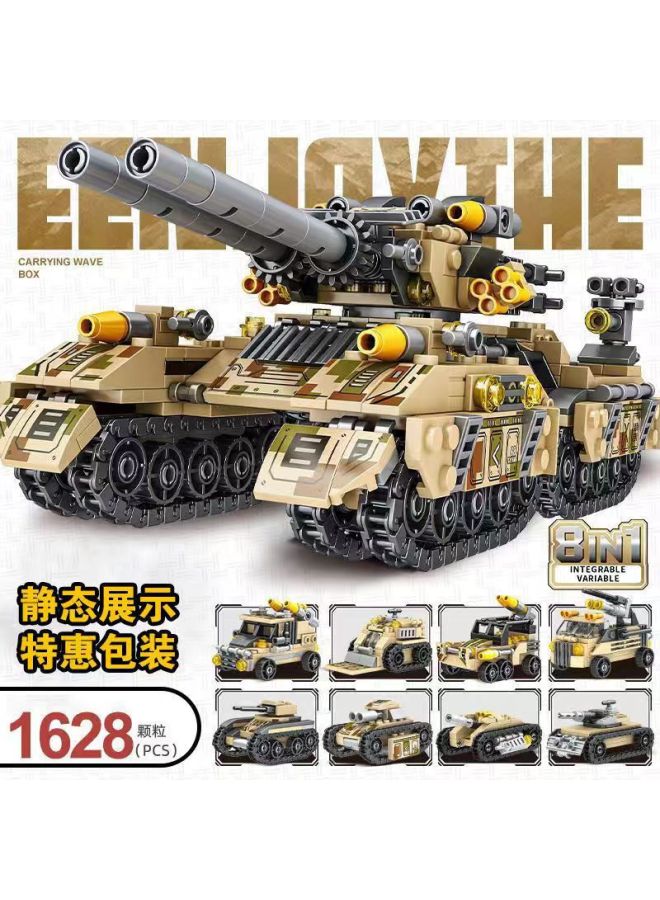 Compatible With Lego Bricks Military Aircraft Carrier Destroyer Assembled Children Gift Toy Agency Gift - Image 1