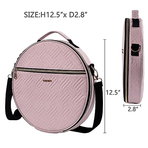 MYBAGZING | Round Embroidery Bag(Empty) - Embroidery Storage Bag -Cross Stitch Supplies Organizer with Multiple Pockets for Embroidery Kits, Cross Stitch Suppliers, Embroidery Floss (Bag Only) - Image 2