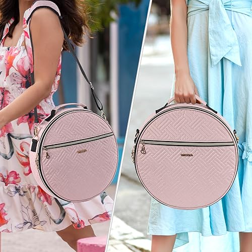 MYBAGZING | Round Embroidery Bag(Empty) - Embroidery Storage Bag -Cross Stitch Supplies Organizer with Multiple Pockets for Embroidery Kits, Cross Stitch Suppliers, Embroidery Floss (Bag Only) - Image 4