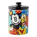 Enesco Enesco Disney by Britto Mickey Mouse and Pluto Cookie Jar Canister, 6 Inch, Multicolor  - Image 2