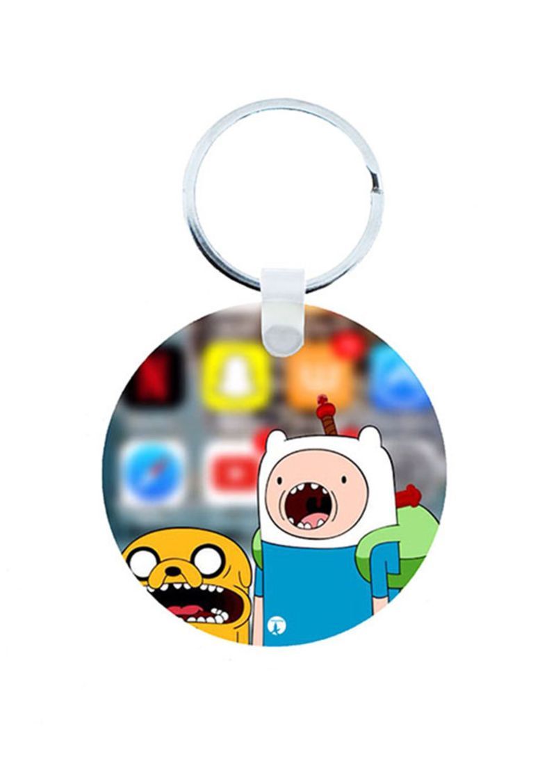 RKN Adventure Time Wooden Keychain