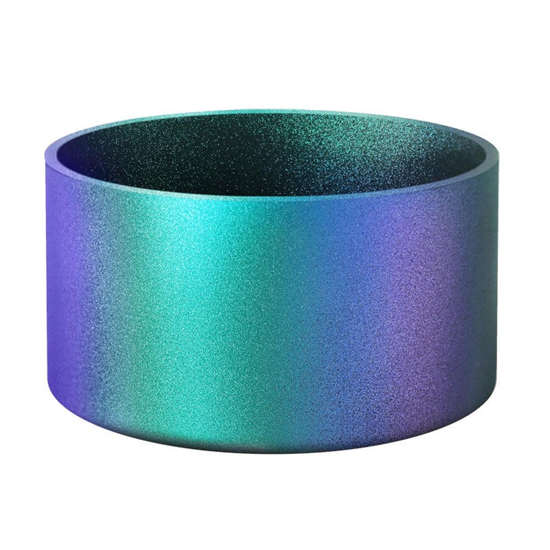 Silicone Cup Holder Ice King Cup Boot 7.5CM Car Water Bottle Protective Cover Stanley Cup Sleeve Modern Simple Style Emerald 