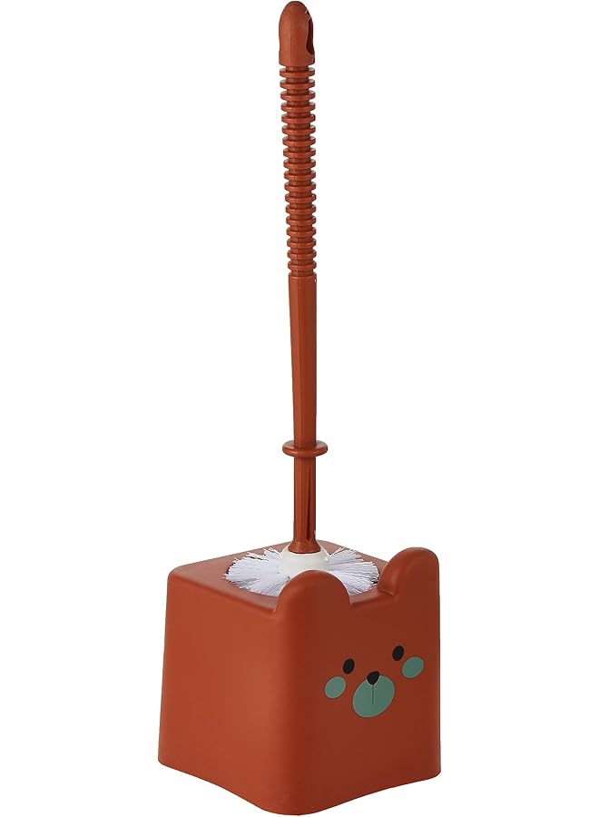 promass Home Pro Toilet Brush Set, Brown - Image 1