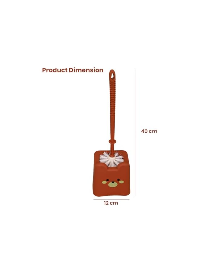 promass Home Pro Toilet Brush Set, Brown - Image 3