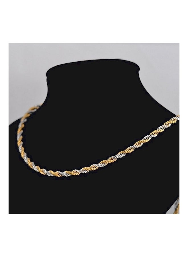 Silver Plated Chain Necklace - Image 2
