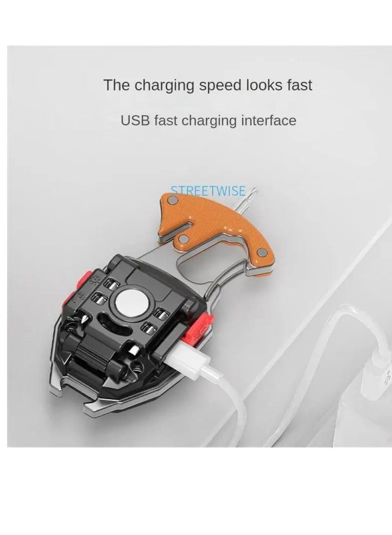 Electronic Lighter with Multi-LED Flashlight, Bottle Opener, Magnet, and More W - Image 5