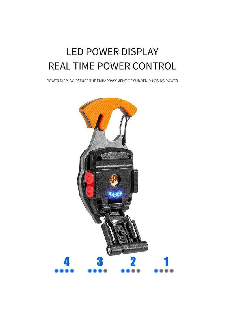 Electronic Lighter with Multi-LED Flashlight, Bottle Opener, Magnet, and More W - Image 2