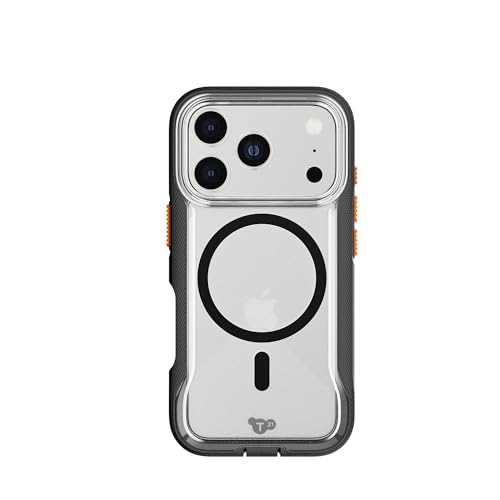 Tech21 iPhone 17 Pro EvoPro مع MagSafe ClearBlack - Image 1