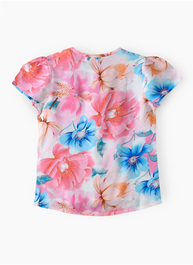 Jelliene Blooming Beauty: Girls' Breezy Blouse Chic Style & Summertime Comfort