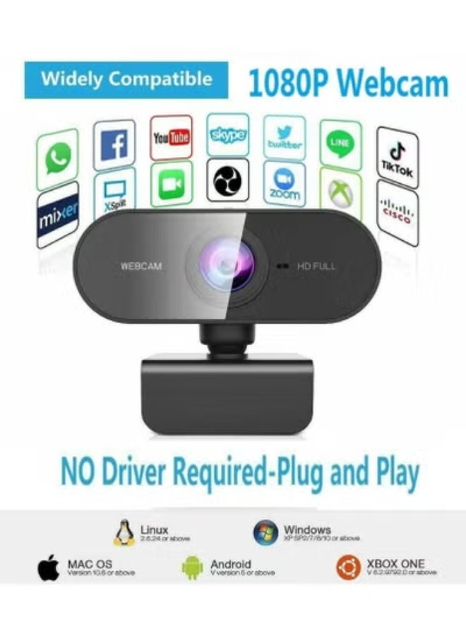 Camera 1080P HD Computer HD USB Camera Built In Microphone USB Network Camera Web Camera For Work With Microphone Tripod - Image 4