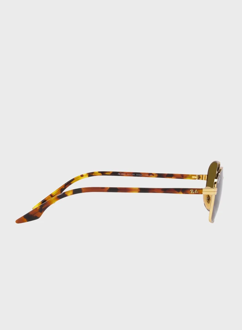 راي بان 0Rb3690 نظارة شمسية عصرية