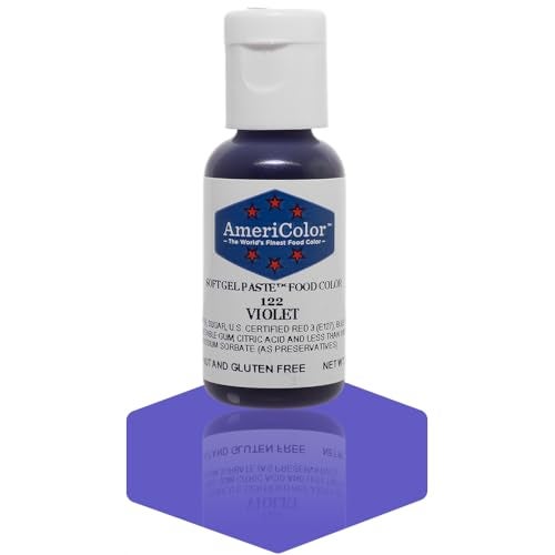 Americolor Soft Gel Paste Food Color 75Ounce Violet - Image 1