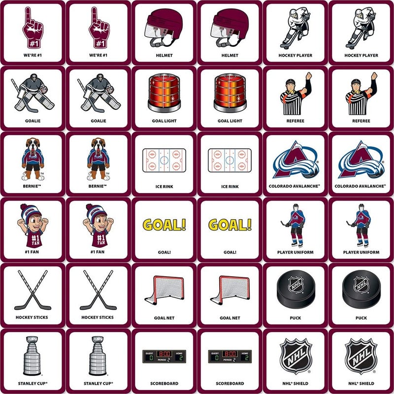 Master Pieces NHL unisex Matching Game - Image 2