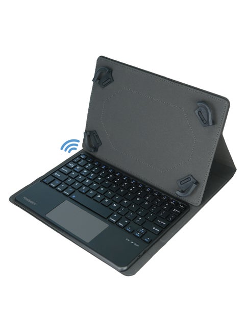 TOUCHMATE Universal Tablet Cover with Bluetooth Keyboard & Trackpad | For 10”, 10.1”, 10.2”, 10.3”, 10.4” & 10.5” Tablets