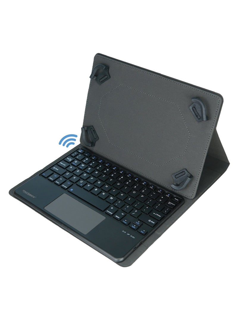 TOUCHMATE Universal Tablet Cover with Bluetooth Keyboard & Trackpad | For 10”, 10.1”, 10.2”, 10.3”, 10.4” & 10.5” Tablets - Image 2