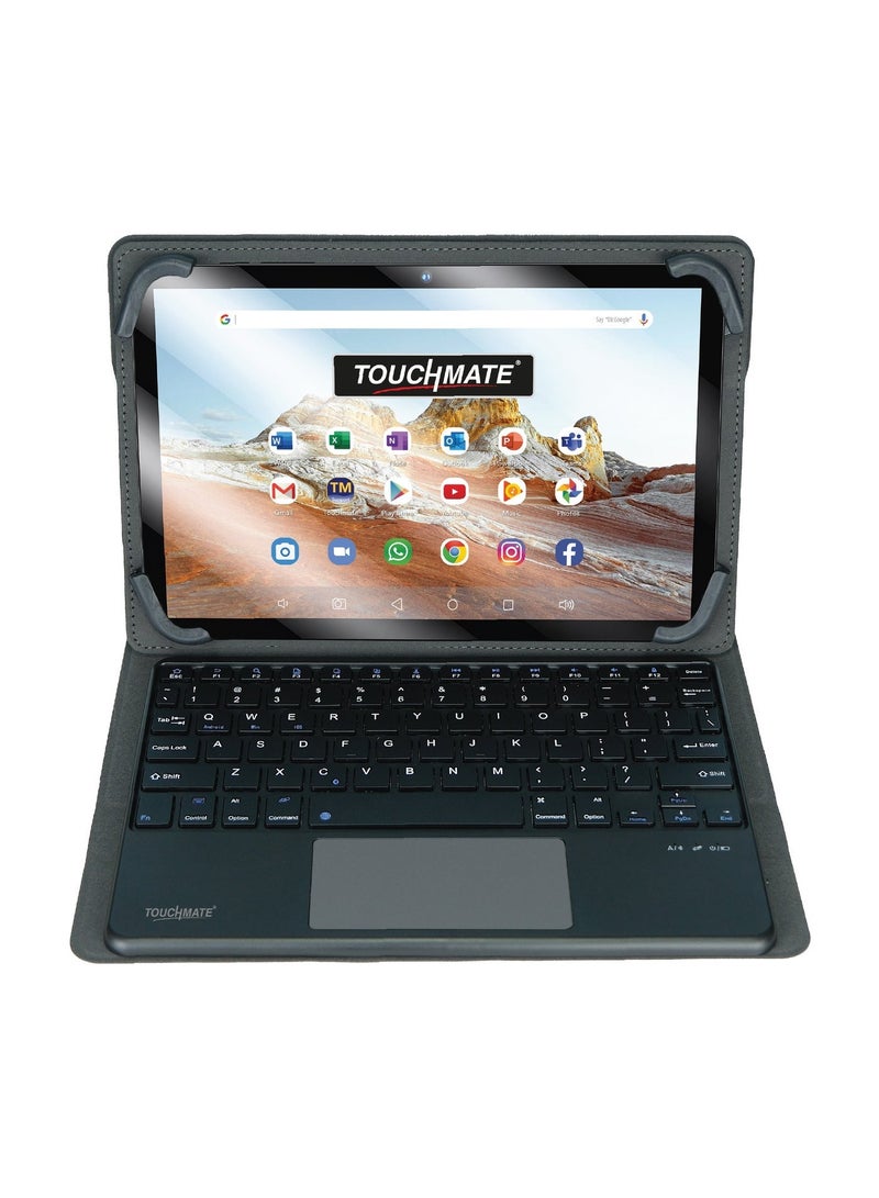 TOUCHMATE Universal Tablet Cover with Bluetooth Keyboard & Trackpad | For 10”, 10.1”, 10.2”, 10.3”, 10.4” & 10.5” Tablets - Image 5