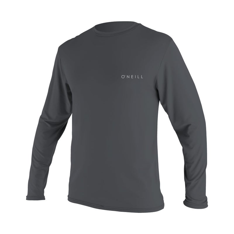 O'NEILL ONeill Mens Basic Skins Long Sleeve Sun Shirt UPF 30 Sun and Rash Protection for Surfing and All Outdoor Activities Graphite XLarge - Image 2