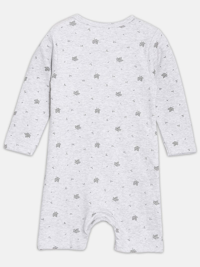 برون رومبرز قطن عضوي مطبوع للأطفال الأولاد برتقالي ورمادي عبوة من - Image 5