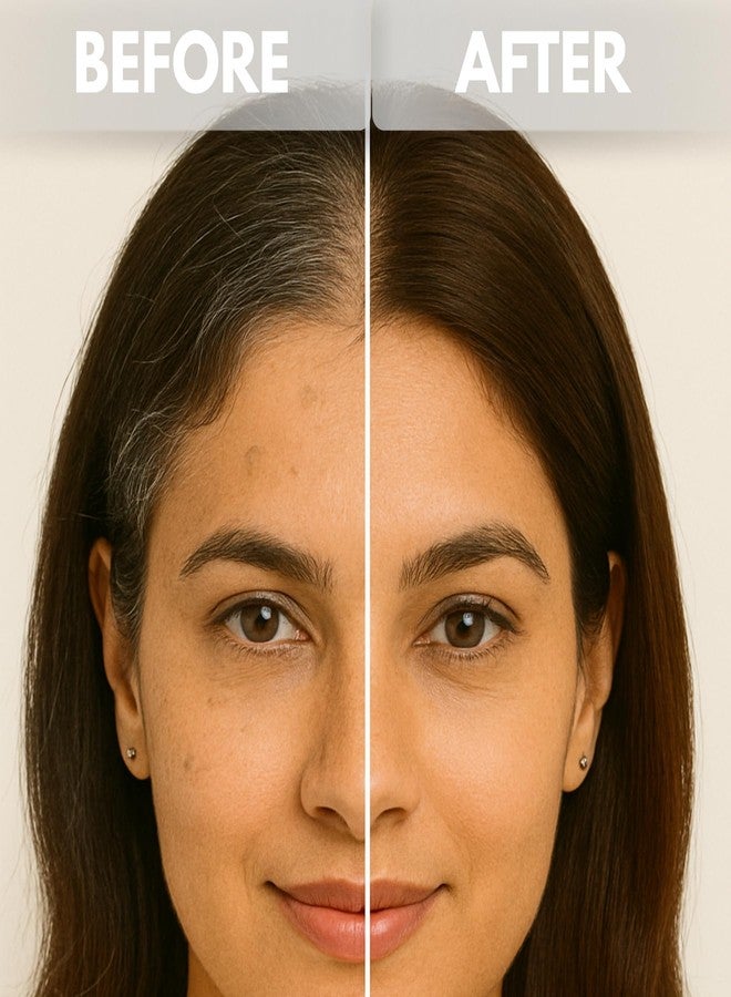 SLICKUP Hairline Shadow Stick for Root Touch Up- Brown | Instant Hair Colour Stick for Gray Hair Coverage | Temporary Hair Powder for Thinning Hair, Bald Spots & Hairline | Natural Finish – 1.5g - Image 2