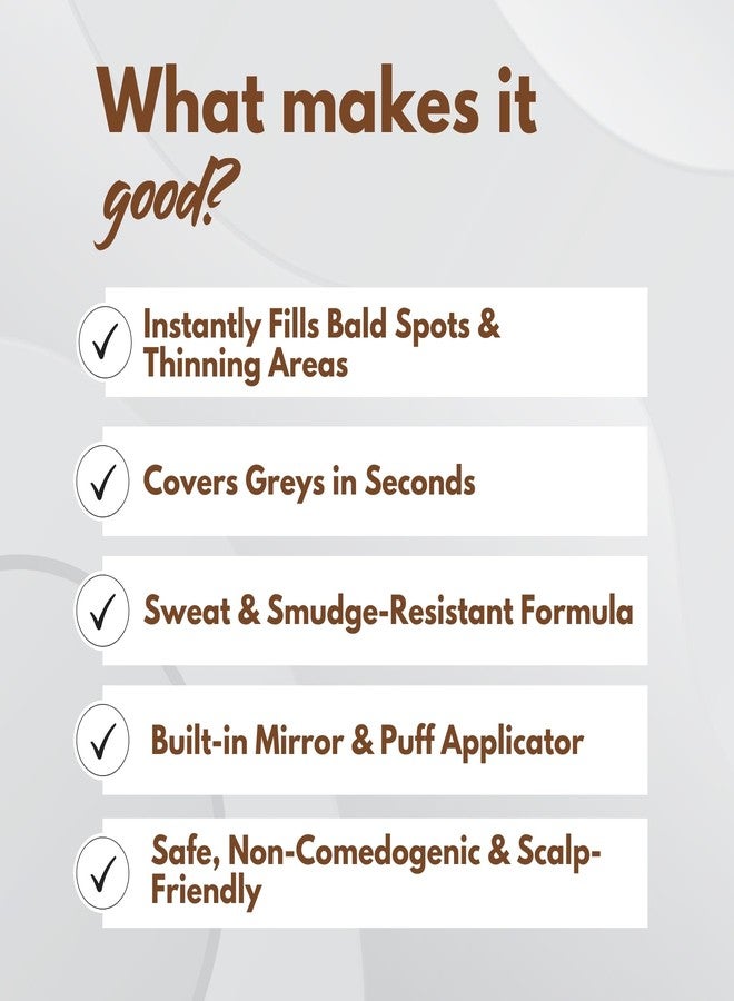 SLICKUP Hairline Shadow Stick for Root Touch Up- Brown | Instant Hair Colour Stick for Gray Hair Coverage | Temporary Hair Powder for Thinning Hair, Bald Spots & Hairline | Natural Finish – 1.5g - Image 3