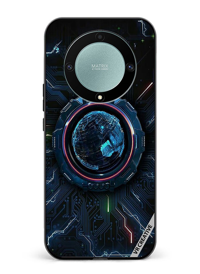 VR CREATIVE Protective Case Cover For Honor X9b Rain meter Design  Multicolour - Image 1