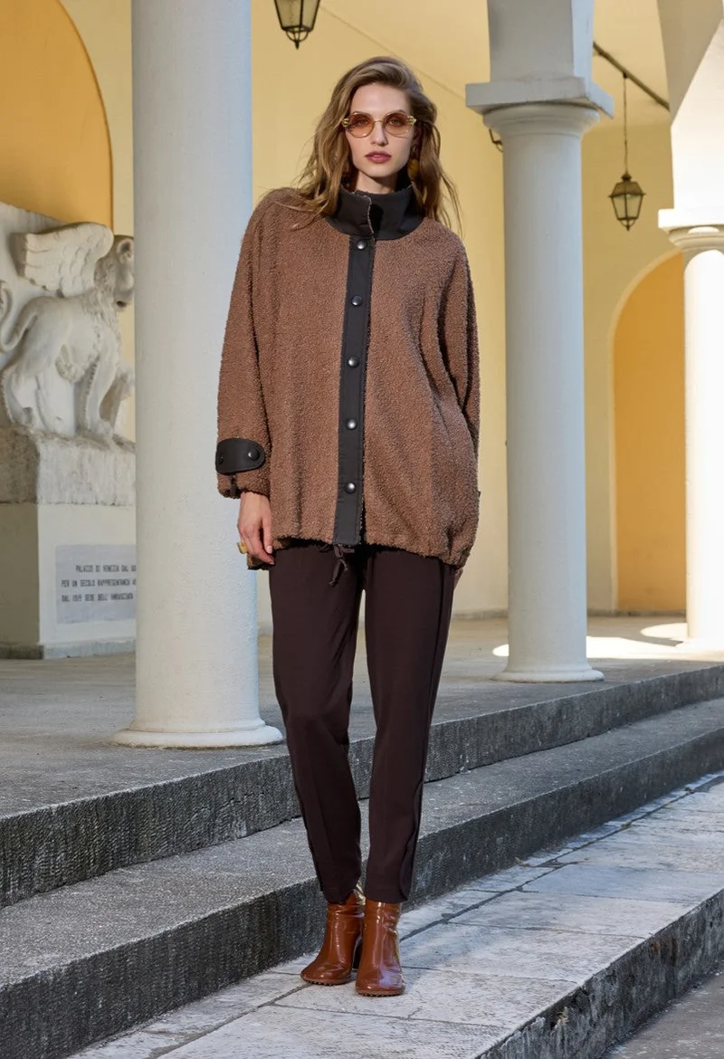 MissWhence Plush Jacket - Brown