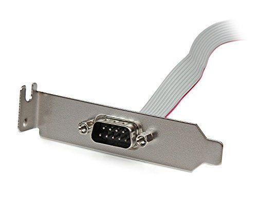 Startech.com StarTechcom 1 Port 16Inch DB9 Serial Port Bracket to 10 Pin Header Low Profile PLATE9M16LP - Image 3